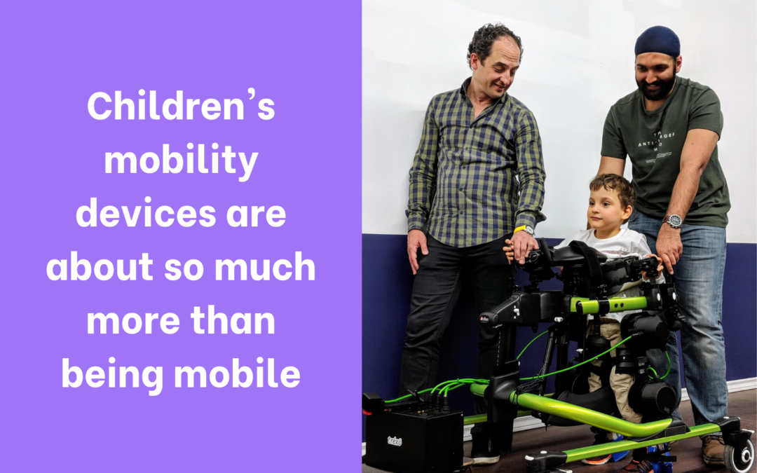 Children’s mobility devices are about so much more than being mobile