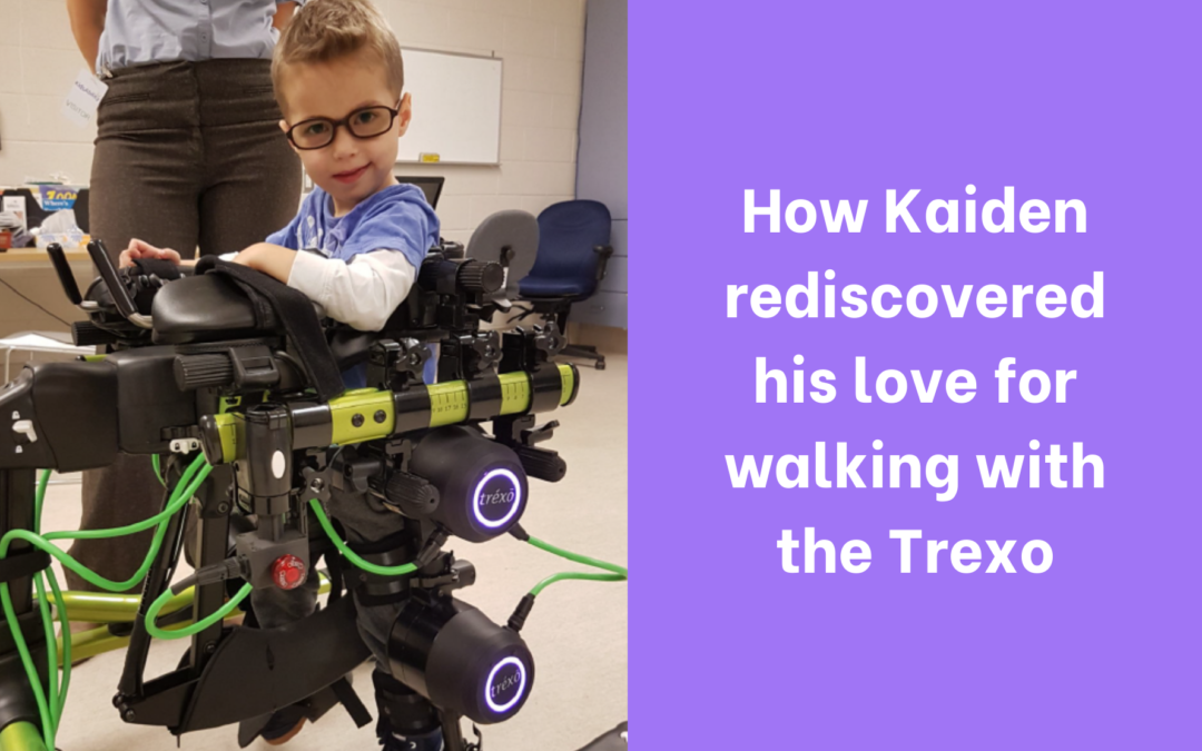 Kaiden's Story: how he rediscovered his love for walking with the Trexo