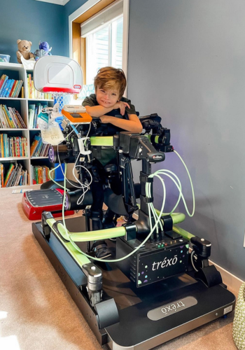 Trexo and treadmill user